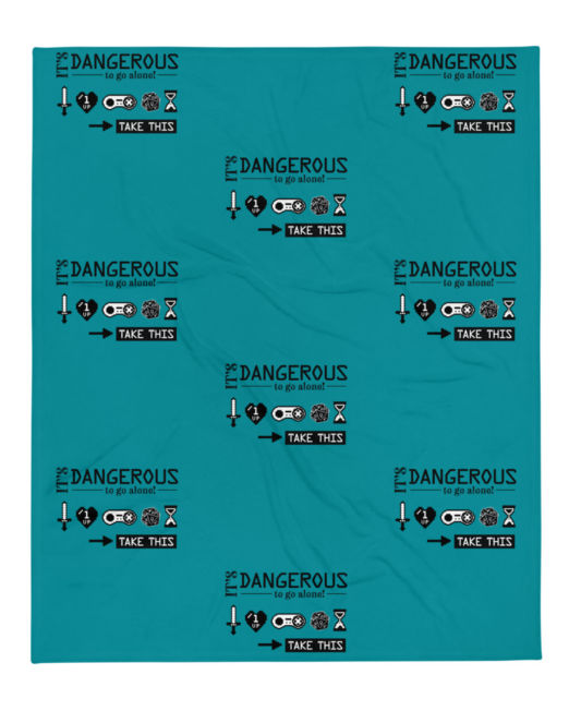 It's Dangerous to Go Alone! - Throw Blanket