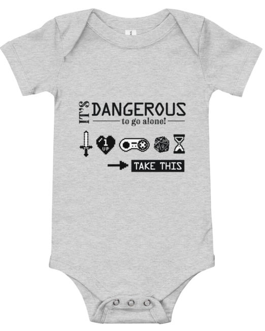 It's Dangerous to Go Alone! - Baby Onesie