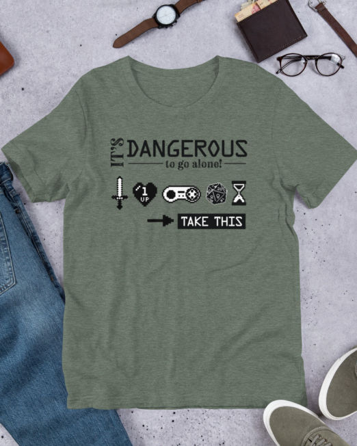 It's Dangerous to Go Alone! - Premium Tee